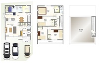間取図/区画図:A棟　4LDK+SCL+WCL+パントリー室+屋上庭園