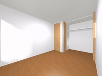 洋室:④
２面採光だから風通しもよく明るい室内！
たっぷり収納できるクローゼットは部屋をきれいに保てます。



