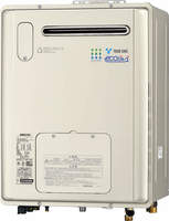 発電・温水設備:エコジョーズ
従来型より約14％もの使用料を削減するエコジョーズを採用。使用料がひと目で分かる「エネルック」搭載で、日々の節約に役立ちます。

