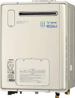 発電・温水設備:エコジョーズ
従来型より約14％もの使用料を削減するエコジョーズを採用。使用料がひと目で分かる「エネルック」搭載で、日々の節約に役立ちます。
