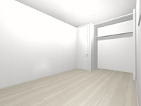 洋室:F棟納戸/
ドアはハイタイプを採用。お部屋をシンプルでスッキリ見せてくれます。全部屋に収納完備でお部屋をきれいに保てます。