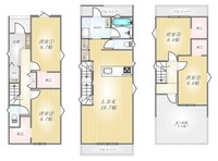 :間取り図は予定案になります。変更が生じることもございますので予めご了承ください。